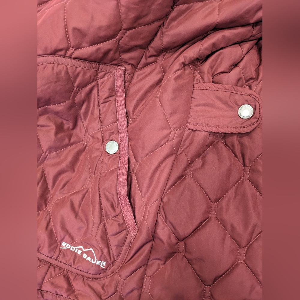 Euc Eddie Bauer Lightweight Packable Puffer - Bur… - image 4